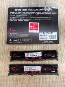 【ジャンク扱い】G.SKILL DDR4メモリ 16GB×2セット F4-3200C16D-32GIS