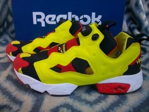 REEBOK INSTA PUMP FURY 30cm US12 黄黒赤 新品未使用？ リーボック インスタ ポンプ フューリー