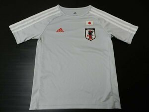 子供用！■adidas/アディダス製！【★日本代表！/グレー！CLIMALITE】ウエア・ユニフォーム！/L140サイズ