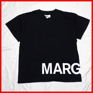 ★MM6 Maison Margiela/メゾンマルジェラ 半袖Tシャツ 16/メンズL～LL相当/ブラック/コットン100%/クルーネック&2021500001