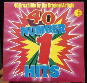 【VPS352】V.A.「40 Number 1 hits」(2LP), 77 UK & IRELAND Compilation　★ビート/カントリー・ロック/ソウル/ディスコ/グラム