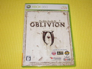 xbox360★The Elder Scrolls 4 OBLIVION オブリビオン★箱付・説明書無し・ソフト付