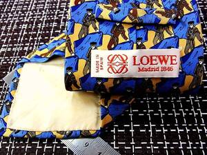 ・ω・ ★SALE★2798■ロエベ【LOEWE】～闘牛士～ネクタイ