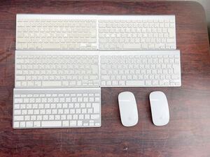 ◆09188) 7個まとめて Apple純正 Wireless Keyboard Bluetooth ワイヤレスキーボード A1314/マウスA1657 動作確認済み(己3)