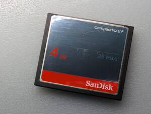 SanDisk Ultra 4GB CompactFlash CFカード ケース付き サンディスク コンパクトフラッシュ メモリーカード 動作確認済み