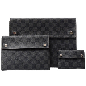 ルイヴィトン バッグ メンズ アルファトリプルポーチ ダミエグラフィット N60255 Louis Vuitton 中古