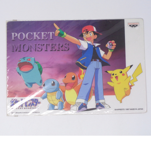 未開封 ポケットモンスター 下敷き 1997年 バンプレスト ポケモン[Free Shipping]