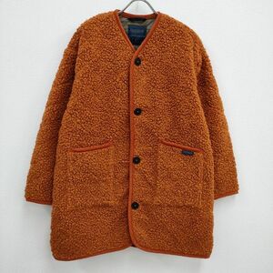 LAVENHAM Longline Collarless Sherpa Jacket カラーレスロングジャケット SLJ2132 定価62700円 コート ラベンハム 3-1202T 225113