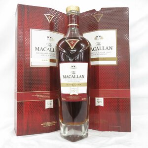 【未開栓】The MACALLAN ザ・マッカラン レアカスク バッチNo.1 2018 ウイスキー 700ml 43% 箱付 11583752 0601