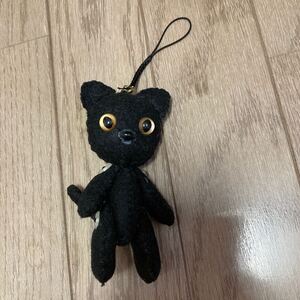 ハンドメイド　黒猫マスコット