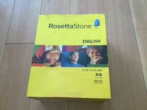 英語学習ソフト Rosetta Stone Ver.3 レベル1〜5 @開封済み・パッケージ一式@ Windows2000〜Mac OS 10.4〜対応