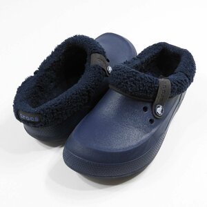 crocs クロックス ボア付 203598 ネイビー size M8 #20850 サンダル シューズ