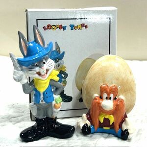 未使用★LOONEY TUNES★ルーニー テューンズ 1993年 SALT&PEPPER バッグスバニー、ヨセミテ・サム/調味料セット/ソルト&ペッパー／ワーナー