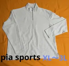 PIA SPORTS ストライプ ジップアップ トップス サイズ5