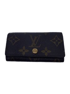 LOUIS VUITTON◆ミュルティクレ4_モノグラム・キャンバス_BRW/-/メンズ