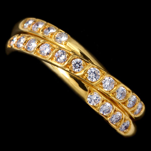 78862-104【EL CANDOR】絶品Diamond 18K Ring SPAIN New 6.1g