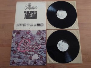 ★シカゴ CHICAGO★シカゴⅢ CHICAGOⅢ★見本盤★2枚組★中古LP★SAMPLE★PROMO★ジャケット、歌詞カード経年汚れ、傷み★レアポスター付