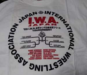 Tシャツ　IWAJAPAN 　プロレス　デッドストック　W☆ING 未使用