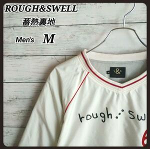 ROUGH&SWELL ラフアンドスウェル 蓄熱 スニード アイボリー メンズM 裏地付き rough&swell ラフアンドスウェル キャップ ジャケット