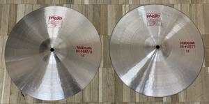 ★Paiste パイステ2002 Medium Hi-Hats 14インチ ミディアム・ハイハット 定価¥79200