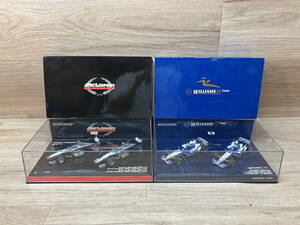 19. 本体程度良　ミニチャンプス 1/43 McLaren WORLD CHAMPION SET EDITION43 SET6　WILLIAMS F1 BMW FW24 1位2位 2002 まとめて