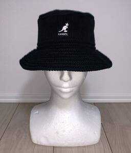 美品 KANGOL SMU Crusher Hat K3557SM M カンゴール クラッシャー ハット バケットハット ブラック 黒 ベルハット メトロハット 男女兼用