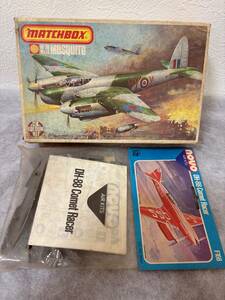 【Y169】ジャンク品 プラモデル 2点まとめ MATCHBOX NF-30 Mk-Ⅸ MOSQUITO novo DH-88 Comet Racer 未組立あり 現状品 長期保管品