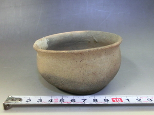 須恵器■ぐい呑み 古鉢 時代物の茶碗 土器 直し有り 古美術 時代物 骨董品■