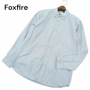 Foxfire フォックスファイヤー 通年 コットン&ポリ★ 長袖 ボタンダウン シャツ Sz.L　メンズ アウトドア　A4T08329_7#C