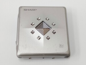 【ジャンク】シャープ MDプレーヤー MD-ST700 本体 ウォークマン 通電 E50409