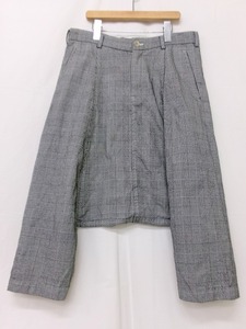 COMME des GARCONS COMME des GARCONS コムデギャルソン コムデギャルソン チェックサルエルパンツ グレー S RO-P014 AD2014 Sarouel pants