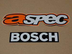 aspec / BOSCH・ステッカー2枚セット