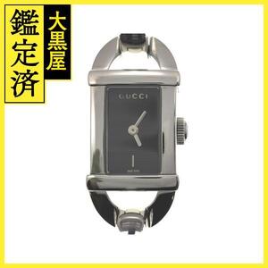 GUCCI グッチ 腕時計 6800L YA068538 ステンレス ブラック文字盤 クォーツ【472】EY