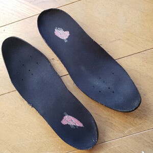 送料￥230 レッドウィング REDWING 純正 INSOLE インソール BOOTS ブーツ ITEM アイテム 肉厚 26㎝程 shoes シューズ GOODS グッズ 黒×赤