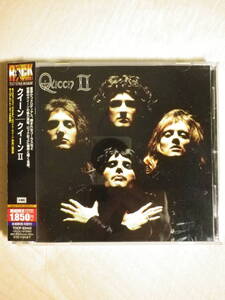 リマスター盤 『Queen/Queen Ⅱ(1974)』(2005年発売,TOCP-53442,2nd,国内盤帯付,歌詞対訳付,Seven Seas Of Rhye,Ogre Battle)