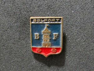 外国のピンズ : BELFORT ベルフォール 紋章 都市 エンブレム Ab