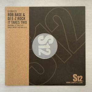 ROB BASE & DJ E-Z ROCK / IT TAKES TWO // 12” old school rap classics