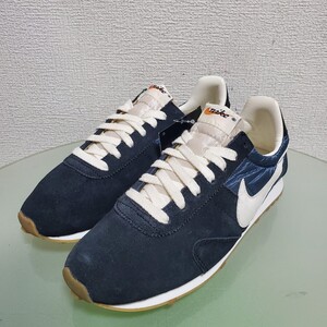 NIKE ナイキ プリ モントリオール レーサー レザースニーカー 23.5㎝ ネイビー 新品 未使用 自宅保管品 人気モデル 激カワ