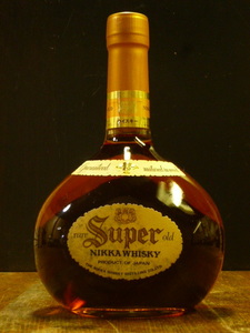 「スーパー ニッカ」旧ボトル 1990年代あたりの流通か 鶴印 NIKKA Super RARE OLD 750ml 43度 　SUPER NIKKA-0421-B