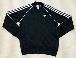 ☆adidas☆アディダス オリジナルス トラック ジャケット M 黒系 ジャージ スーパースター トレフォイルロゴ ファイヤーバード CW1256