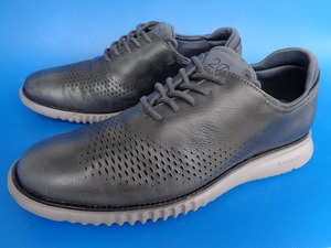 13923■COLE HAAN 2.0 GRAND コールハーン グランド オックスフォード ブラック レザー 8.5 26.5 C26658