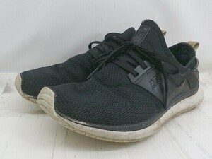 ◇ NEW BALANCE ニューバランス DWNRGSXKI スニーカー シューズ サイズ24.5ｃｍ ブラック レディース E