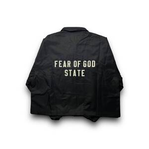 Fear of god essentials　フィアオブゴッド　エッセンシャルズ　ロゴ　ナイロンジャケット　ブラック　M