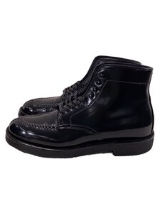 Alden◆レースアップブーツ/US6.5/BLK/レザー/4545H//