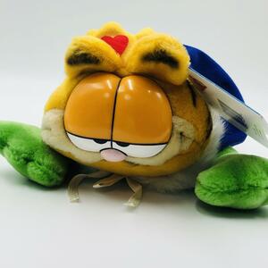 【超レア！】Garfield ガーフィールド かえる プリンス ぬいぐるみ タグ付き DAKIN ビンテージ