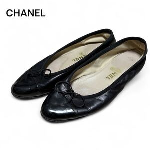 CHANEL シャネル リボン パンプス 37 1/2