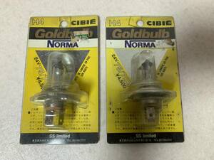 CIBIE シビエ NORMA Goldbulb H4 75/70W 24V ノルマ ゴールドバルブ 2点セット