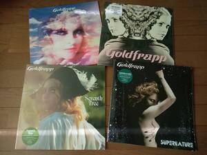 4枚まとめて【アナログLP】Goldfrapp「Felt Mountain」「Head First」「Seventh Tree」「Supernature」