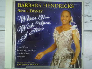 CD 　BARBARA　HENDRICKS　　SINGS DISNEY　　バーバラ・ヘンドリックス・シングス・ディズニー　★星に願いを　　C373