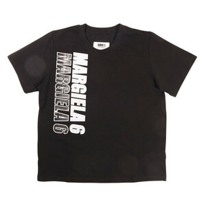 MM6 Maison Margiela（エムエムシックス メゾンマルジェラ） Uネック半袖Tシャツ S52GC0177 ブラック XS 27594 uts2420